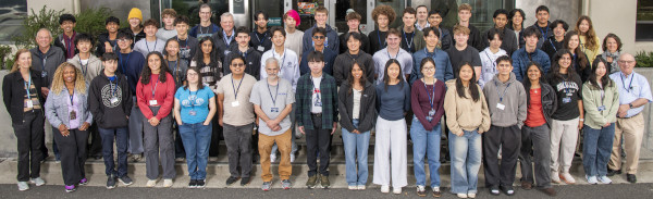 2026 Physics in and Through Cosmology Workshop participants. Credit: Robinson Kuntz, Berkeley Lab